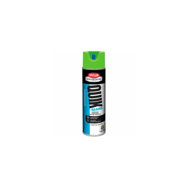 Krylon Krylon Industrial Quik-Mark Wb Inverted Marking Paint Fluor. Safety Green - A03630004, PK12 A03630004 - main